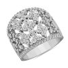 Rings | Blue Nile Diamond Clover Fashion Ring In 14K White Gold (2 Ct. Tw.)