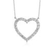 Necklaces | Blue Nile Diamond Heart Pendant In Platinum (2 Ct. Tw.)