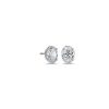 Earrings | Blue Nile Oval Diamond Stud Earrings In 14K White Gold (1/2 Ct. Tw.) G/Si