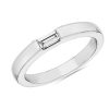 Rings | Blue Nile Zac Zac Posen East West Single Baguette Diamond Ring In Platinum (2.6 Mm, 1/6 Ct. Tw.)