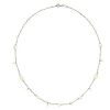 Necklaces | Blue Nile 18" Dangling Disc Necklace In 14K Italian Yellow Gold (1.3 Mm)