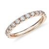 Rings | Blue Nile Riviera Pav Diamond Ring In 14K Rose Gold (1/2 Ct. Tw.)