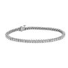 Bracelets | Blue Nile Rollover Diamond Tennis Bracelet In 14K White Gold (5 Ct.Tw)