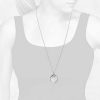 Necklaces | Blue Nile 30" Large Floral Locket In Sterling Silver