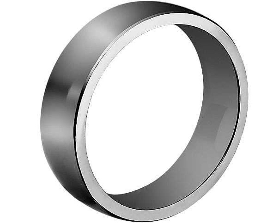 Men'S Rings | Blue Nile Low Dome Comfort Fit Wedding Ring In Tantalum (6.5Mm)