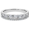 Rings | Blue Nile Two Row Diagonal Marquise And Pave Diamond Band In 14K White Gold (3/8 Ct)