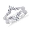 Women'S Rings | Blue Nile Pointed Crown Diamond Ring Insert In 14K White Gold (5/8 Ct. Tw.)