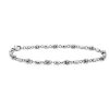 Bracelets | Blue Nile 7.25" Faceted Cluster Bracelet In 14K Italian White Gold (2 Mm)