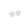 Earrings | Blue Nile Classic Akoya Cultured Pearl Stud Earrings In 18K White Gold (7.0-7.5Mm)