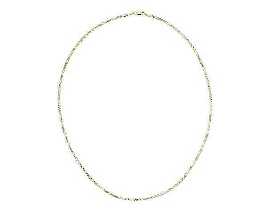 Necklaces | Blue Nile 24" Figaro Chain In 14K Yellow Gold (2.25 Mm)