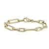 Bracelets | Blue Nile 8" Mixed Oval Links Bracelet In 14K Italian Yellow Gold (9.8 Mm)