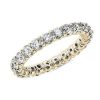 Women'S Rings | Blue Nile Comfort Fit Round Brilliant Diamond Eternity Ring In 18K Yellow Gold (2 Ct. Tw.)