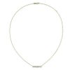 Necklaces | Blue Nile Fancy Shape Diamond Bar Necklace In 14K Yellow Gold (5/8 Ct. Tw.)