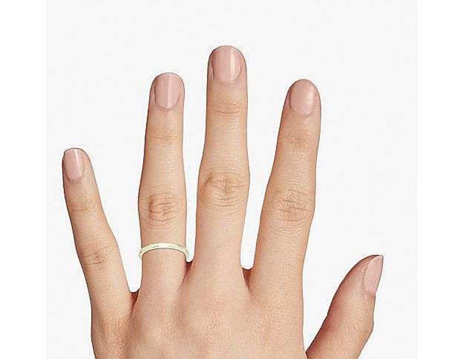 Women'S Rings | Blue Nile Skyline Comfort Fit Wedding Ring In 18K Yellow Gold (2Mm)