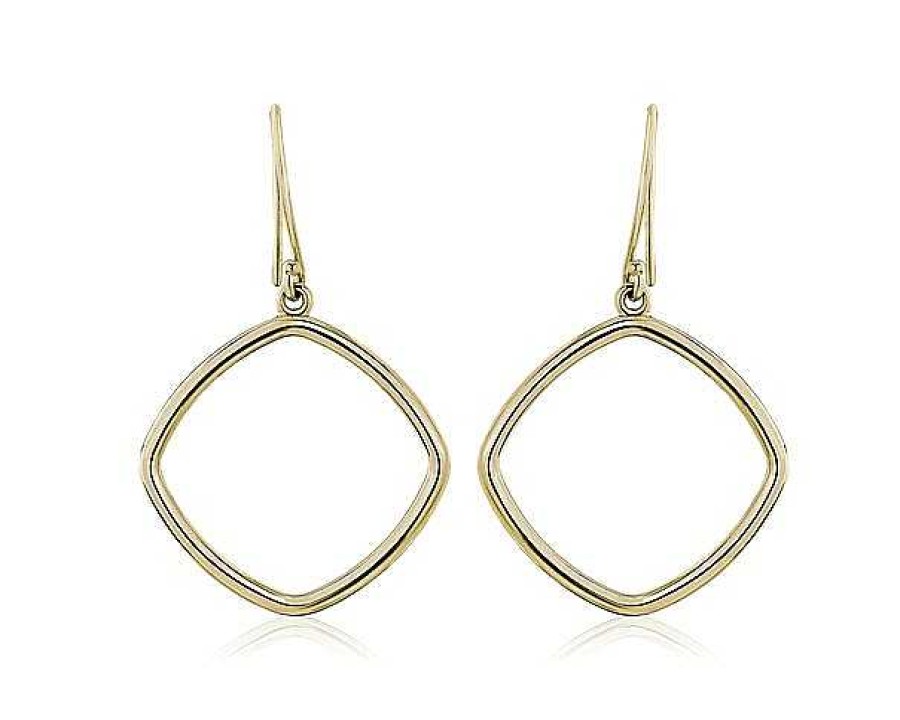 Earrings | Blue Nile Large Dangle Earrings In 14K Yellow Gold