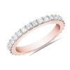 Women'S Rings | Blue Nile Bella Vaughan Asscher Diamond Wedding Ring In 18K Rose Gold (1 1/3 Ct. Tw.)