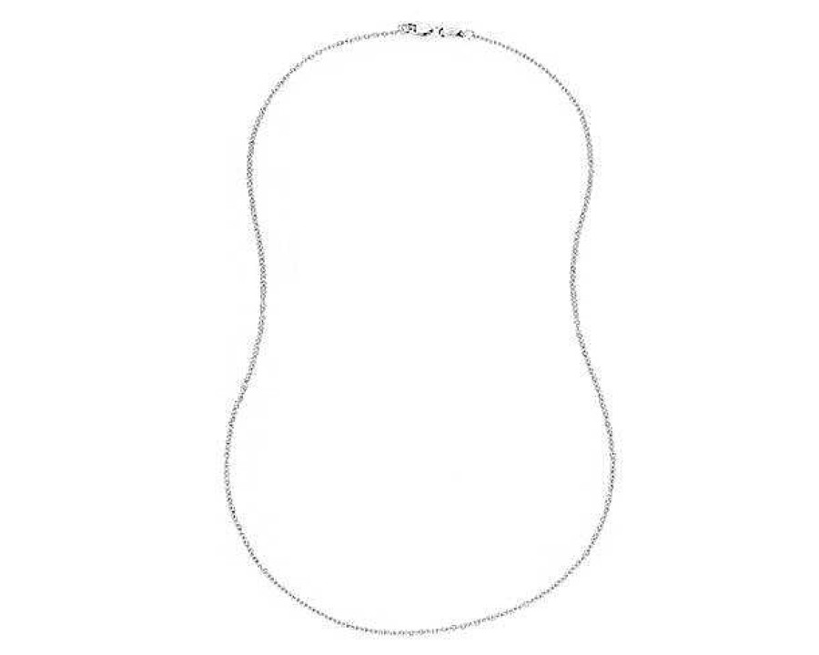 Necklaces | Blue Nile 16" Cable Chain In 14K White Gold (1.15Mm)