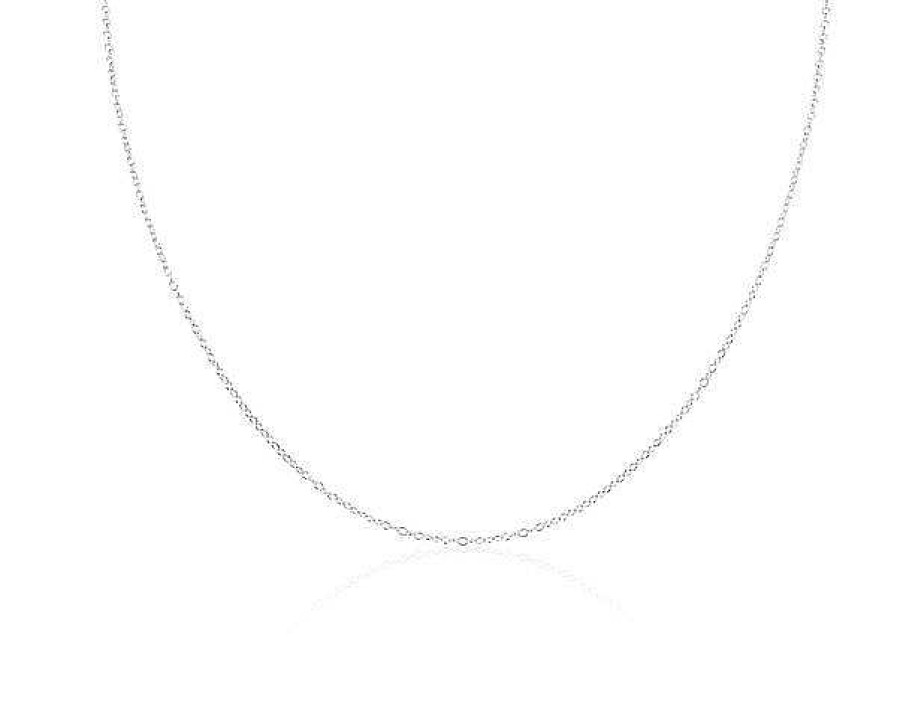 Necklaces | Blue Nile 18" Cable Chain In Sterling Silver (1.35Mm)