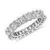 Women'S Rings | Blue Nile Lab Grown Diamond Radiant Cut Eternity Ring In 14K White Gold (4 Ct. Tw.)