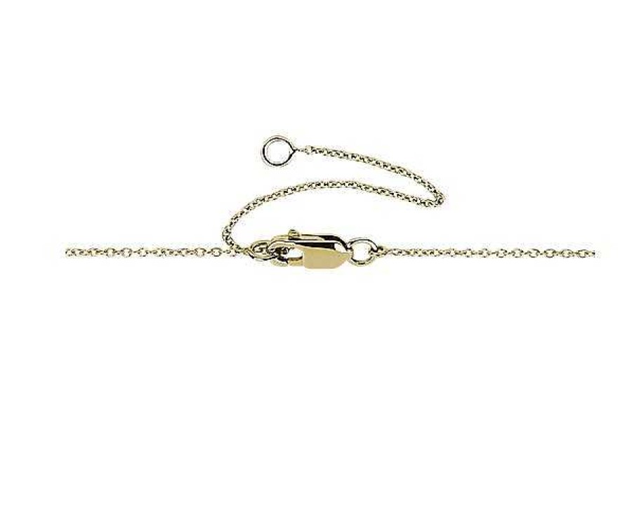 Necklaces | Blue Nile Mini Diamond Bar Necklace In 14K Yellow Gold