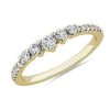 Rings | Blue Nile Tiara Pav Diamond Ring In 14K Yellow Gold (1/3 Ct. Tw.)