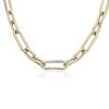 Necklaces | Blue Nile 18" Mixed Oval Links Necklace In 14K Italian Yellow Gold (9.8Mm)