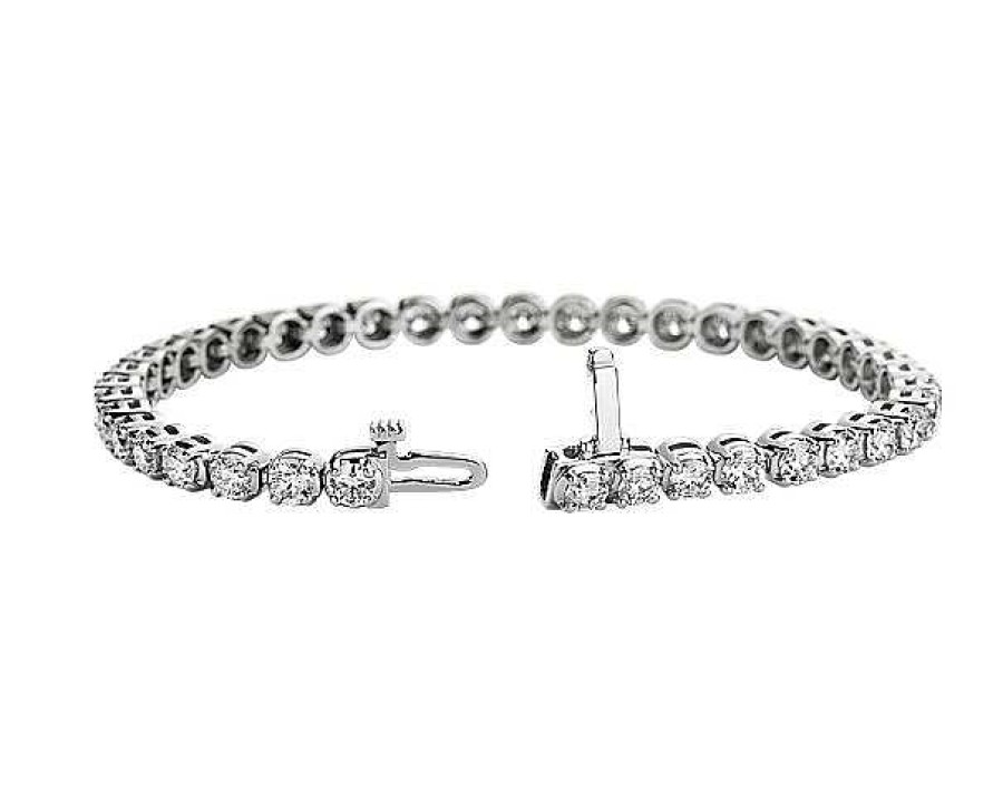 Bracelets | Blue Nile Premier Diamond Tennis Bracelet In Platinum (8 Ct. Tw.)