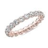 Women'S Rings | Blue Nile Selene Diamond Eternity Ring In 14K Rose Gold (2 Ct. Tw.)