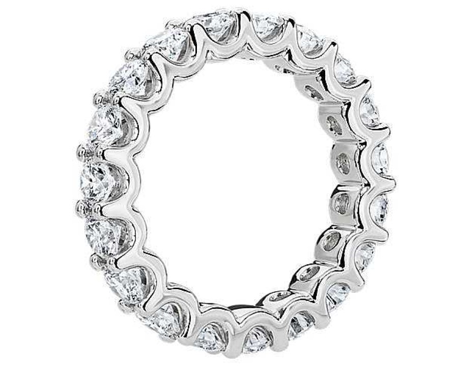 Rings | Blue Nile Luna Diamond Eternity Ring In Platinum (3 Ct. Tw.)