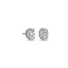 Earrings | Blue Nile Oval Diamond Stud Earrings In 14K White Gold (2 Ct. Tw.) G/Si