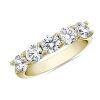 Women'S Rings | Blue Nile Tessere Five Stone Diamond Wedding Ring In 14K Yellow Gold (1 1/2 Ct. Tw.)