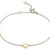 Bracelets | Blue Nile 7" Petite Heart Bracelet In 14K Yellow Gold (7.9 Mm)