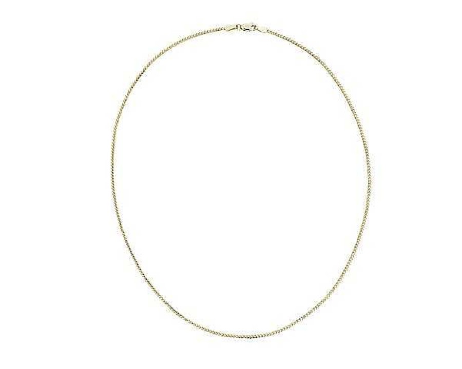 Necklaces | Blue Nile 18" Franco Chain In 14K Yellow Gold (1.3 Mm)