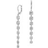 Earrings | Blue Nile Cushion-Cut Bezel-Set Diamond Drop Earrings In 18K White Gold (6 Ct. Tw.)