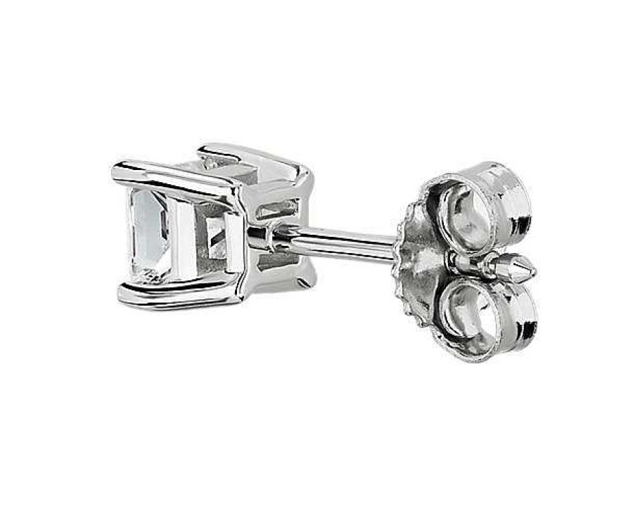 Earrings | Blue Nile Lab Grown Diamond Princess Cut Stud Earrings In Platinum (3/4 Ct. Tw.)