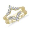 Women'S Rings | Blue Nile Pointed Crown Diamond Ring Insert In 14K Yellow Gold (5/8 Ct. Tw.)