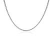 Necklaces | Blue Nile Diamond Two Prong Eternity Necklace In 14K White Gold (5 Ct. Tw.)