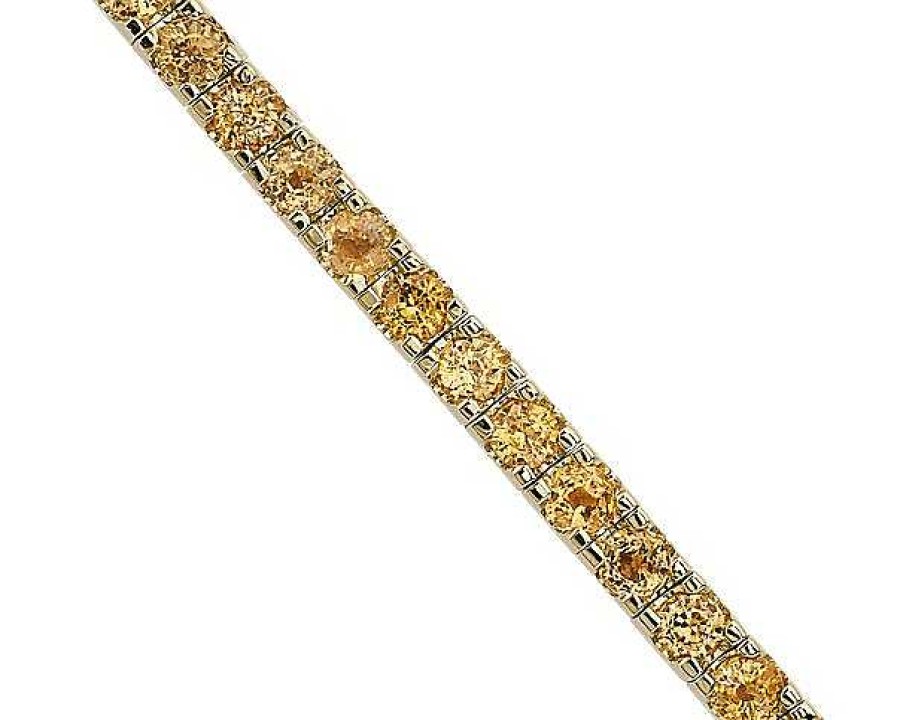 Bracelets | Blue Nile Yellow Sapphire Tennis Bracelet In 14K Yellow Gold (2Mm)