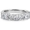 Women'S Rings | Blue Nile Seven Stone Radiant Diamond Ring In Platinum (3 Ct. Tw.)