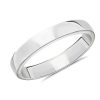 Men'S Rings | Blue Nile Skyline Comfort Fit Wedding Ring In Platinum (4Mm)