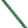 Bracelets | Blue Nile Emerald Tennis Bracelet In 14K Yellow Gold (2Mm)